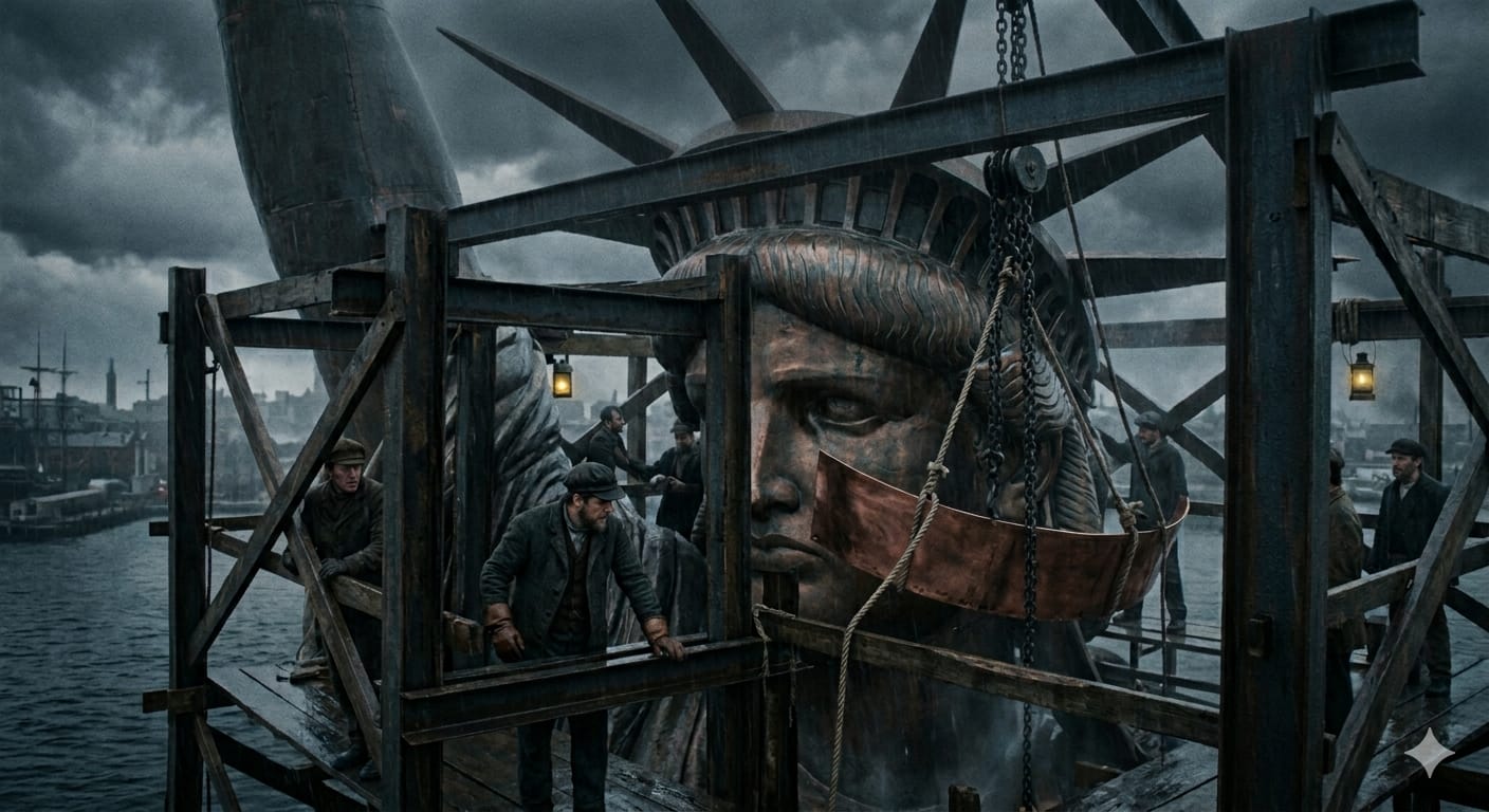 The Statue of Liberty mobil